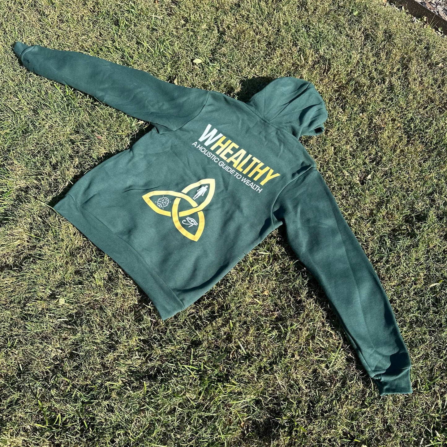 Signature Flag Pullover Hoodie (Forest Green)